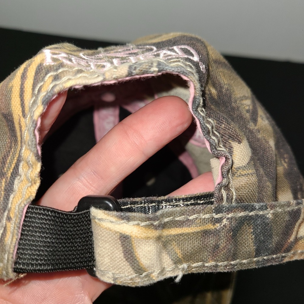 Red‎ Head For Her Camo Hat Camouflage Duck Hunting Fishing Camp Pink Embroidered - Picture 7 of 7